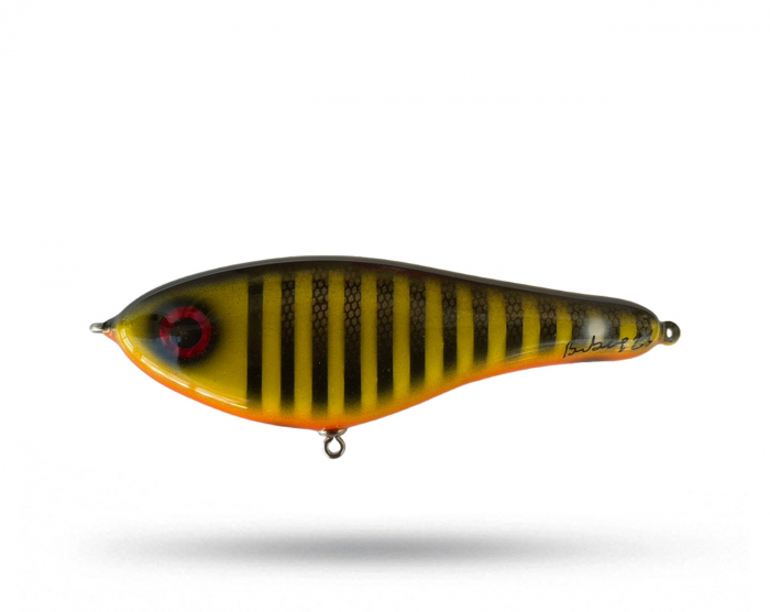 Brunnberg Lures Original Jerk - Fire Perch Tiger Stripes i gruppen Fiskedrag / Jerkbaits hos Örebro Fiske & Outdoor AB (BB Jerk Fire Perch)